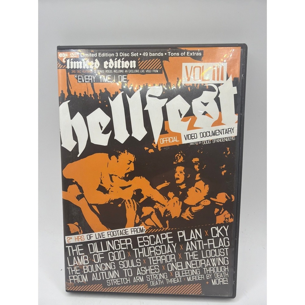 HELLFEST VOL. III: Heavy Metal Video Documentary 3 DVD Set 2004 Limited Edition